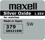 bateria srebrowa mini Maxell 379 / SR 521 SW / G0