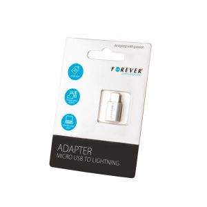 Adapter Forever micro USB do Lightning (iPhone 5/6