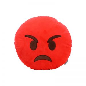 Poduszka Dekoracyjna  Emotki Emoji - angry zły